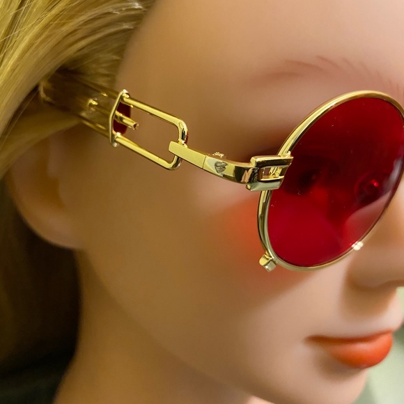 (UNISEX) Red Temptation Oval Frames - Picture 4 of 4